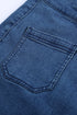 Vintage Casual Pocket Flared Jeans